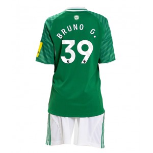Fotbalové Dres Newcastle United Bruno Guimaraes #39 Dětské Venkovní Oblečení 2025-26 Krátký Rukáv (+ trenýrky)